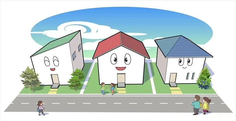 屋根の形で主に使われる種類は？